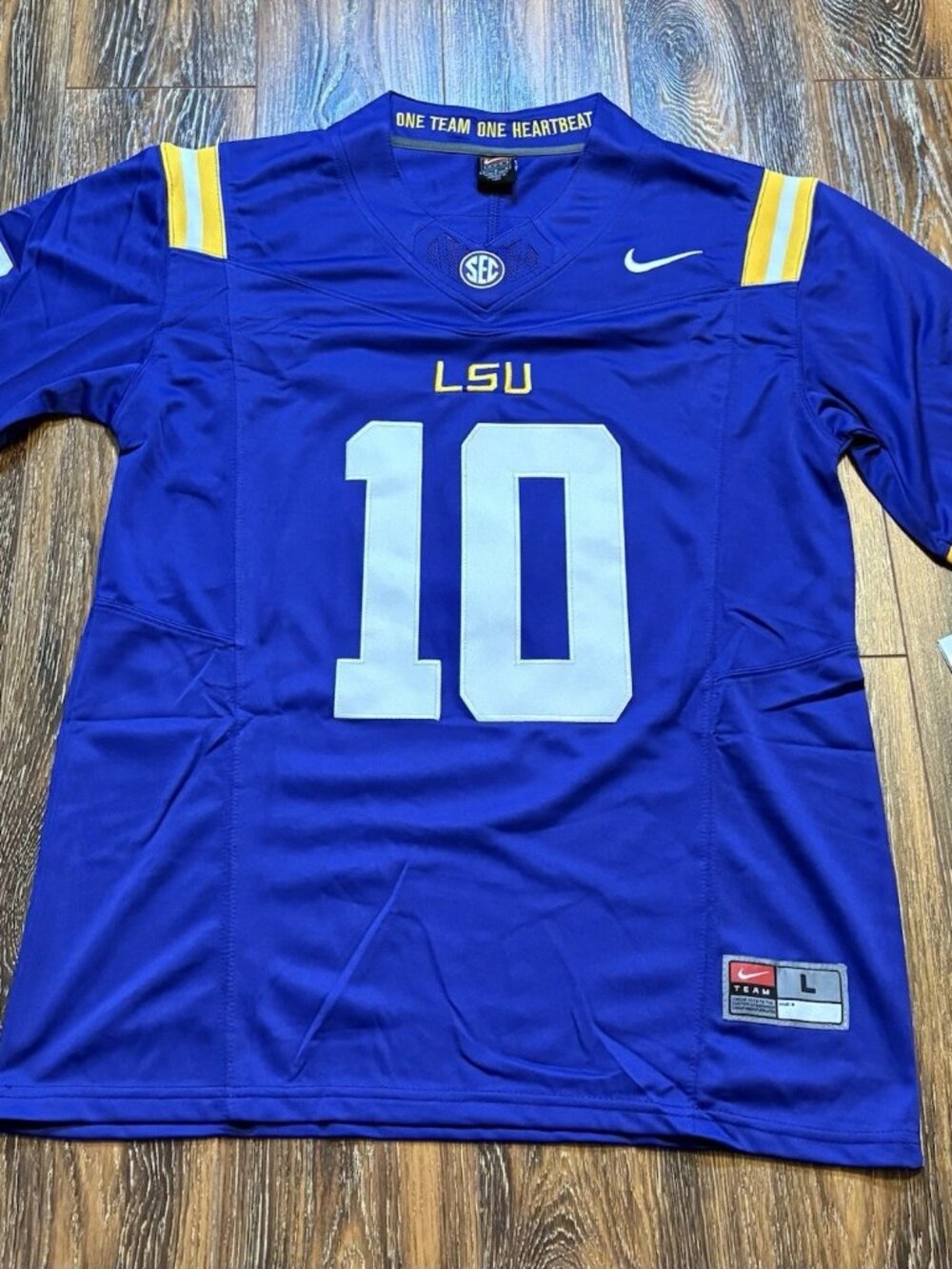 Sam Leavitt Purple Stitched Jersey Vapor
